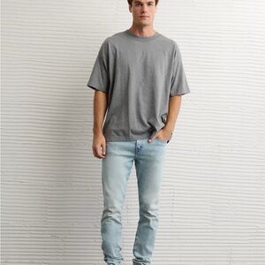 AE AirFlex+ Athletic Fit Jean Men's Light Blue Jeans Size 36/30